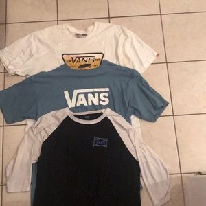 Three vans men’s t-shirts